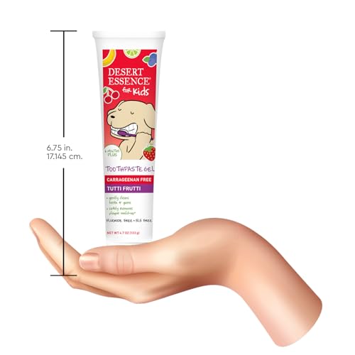 Kids Fluoride-Free Toothpaste Gel Tutti Frutti 4.7oz