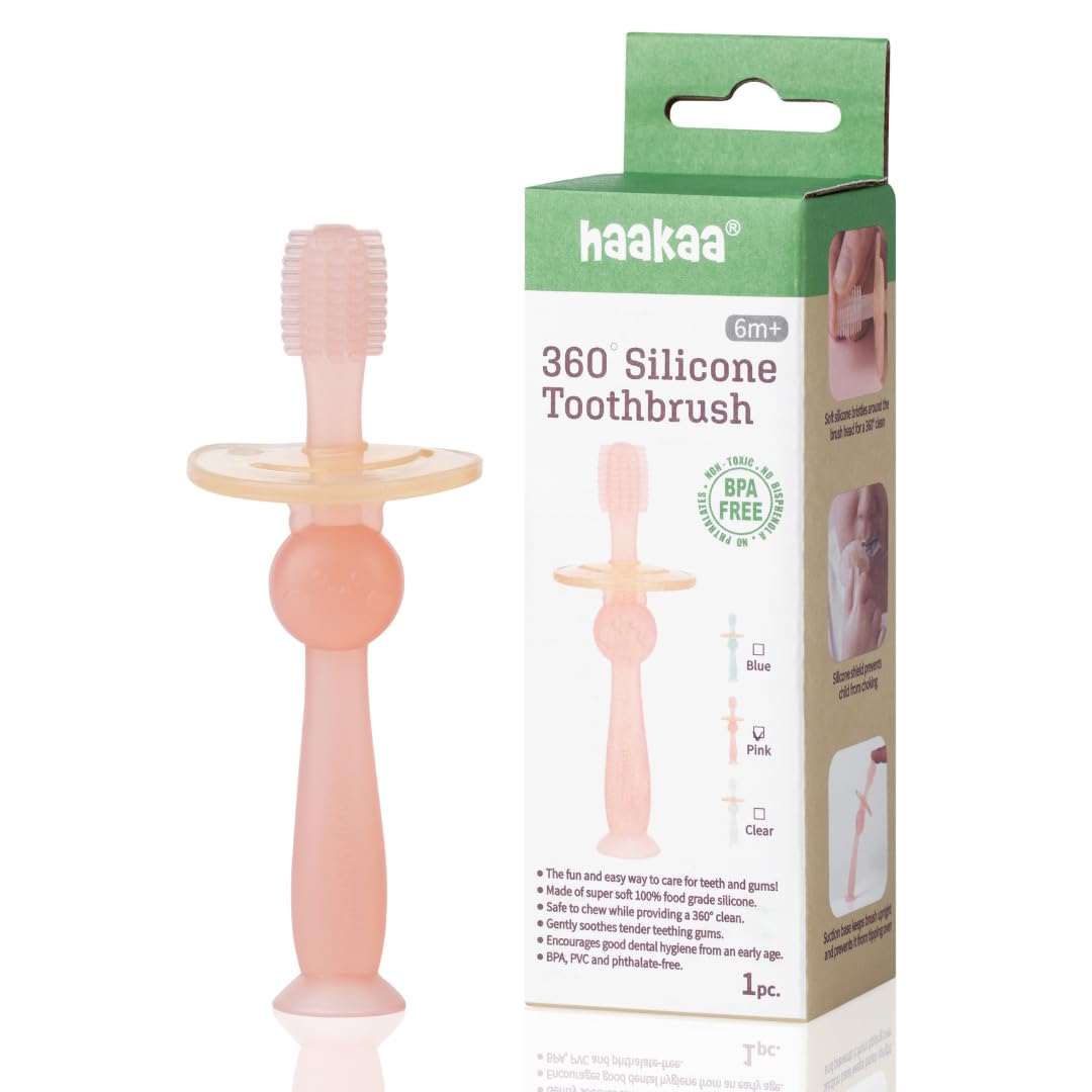 Baby 360° Silicone Toothbrush BPA-Free 1-Pack
