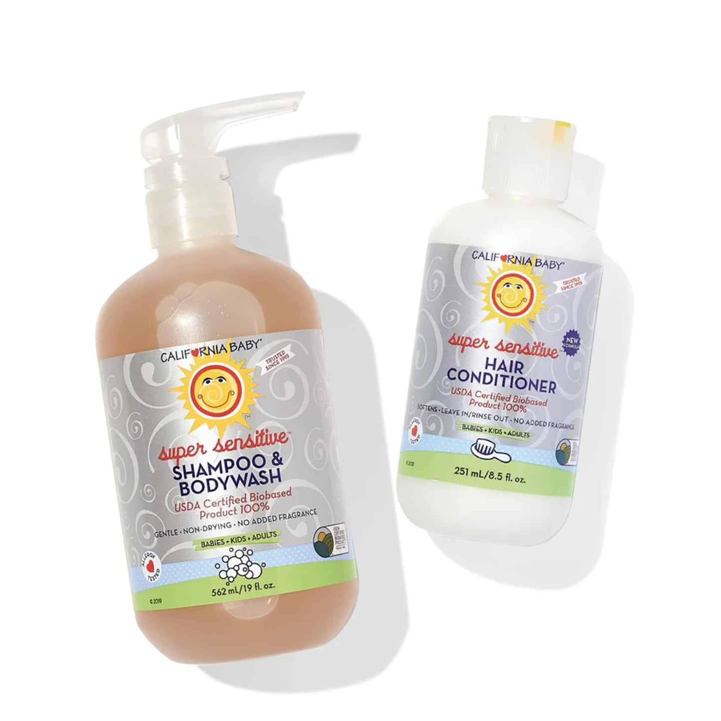 Sensitive Baby Shampoo and Body Wash Fragrance Free Care