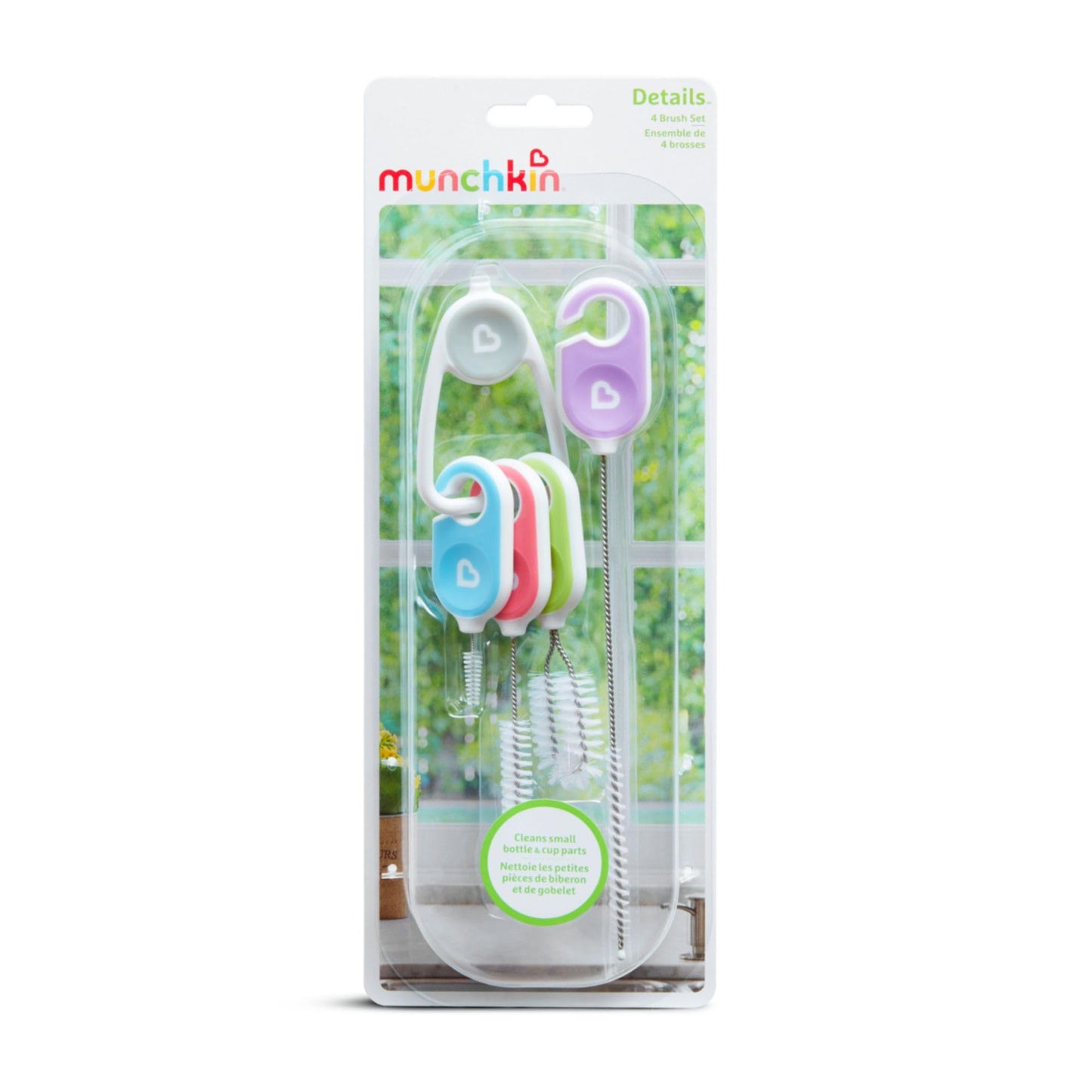 Bottle & Cup Cleaning Brush Set 4-Piece