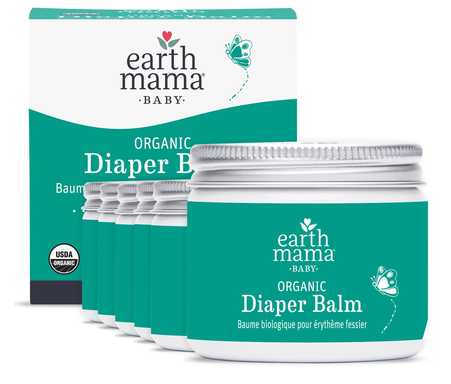 Organic Baby Diaper Balm for Sensitive Skin Gentle Care