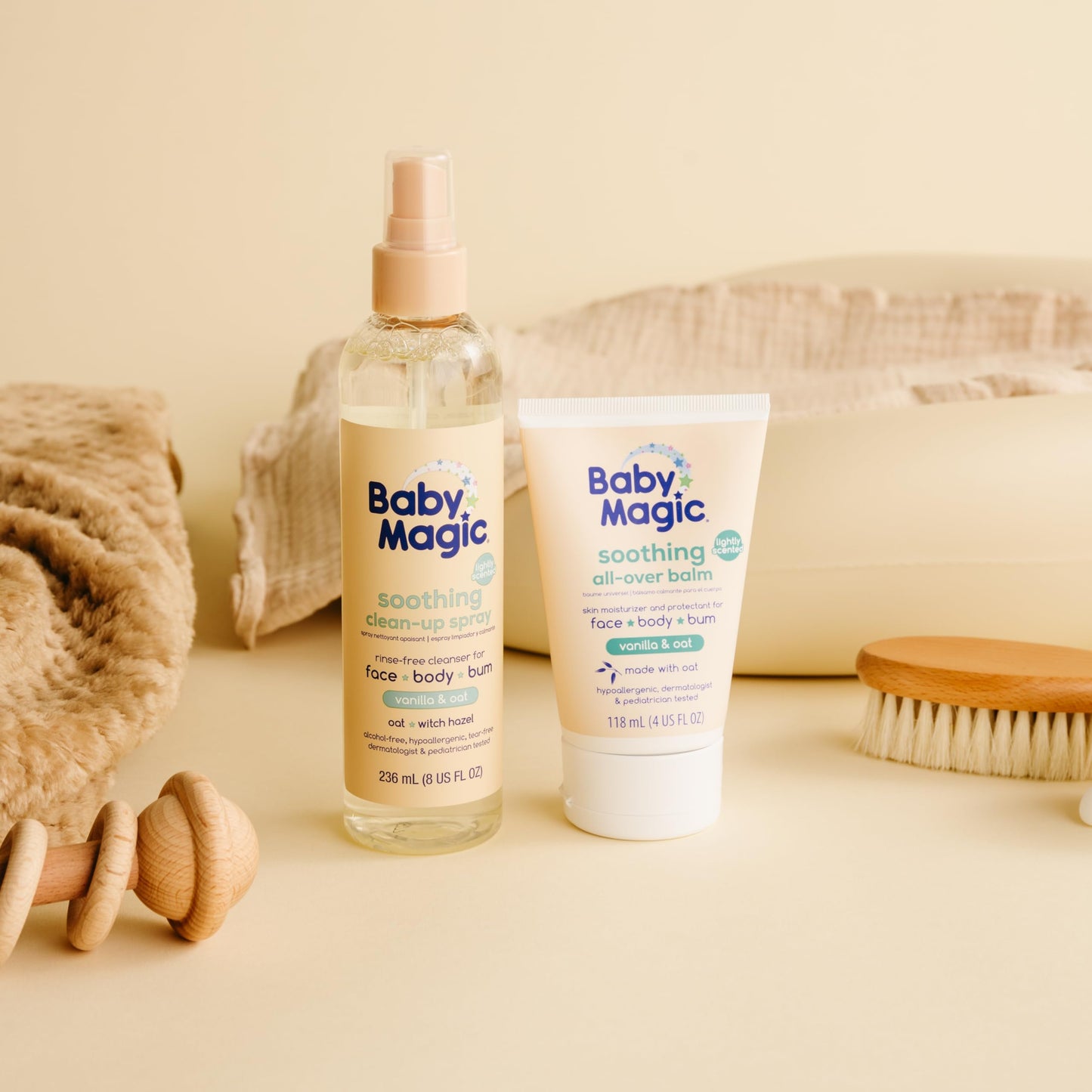 Baby Clean Up Spray with Vanilla Oat Gentle Care