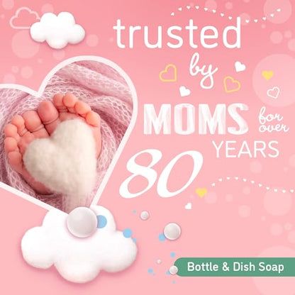 Baby Bottle & Dish Soap Fragrance-Free 3oz 2-Pack