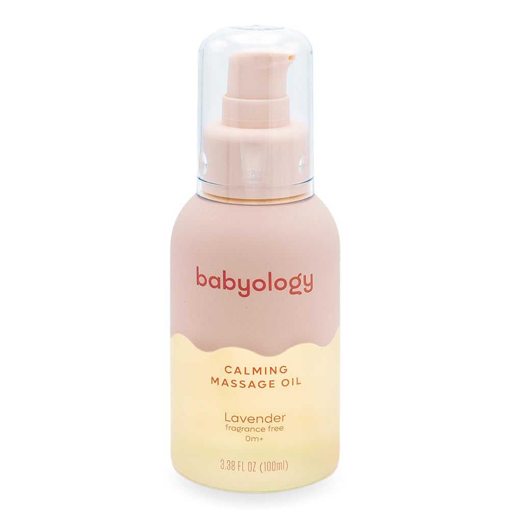 Calming Baby Oil with Lavender for Newborn Massage Care