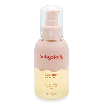 Calming Baby Oil with Lavender for Newborn Massage Care