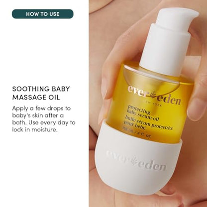Baby Massage Oil Fragrance-Free Gentle Care 4oz