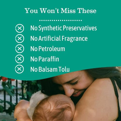 Organic Baby Diaper Balm for Sensitive Skin Gentle Care