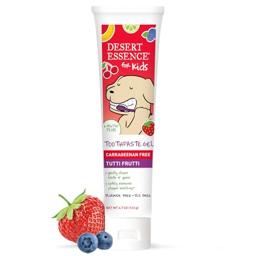Kids Fluoride-Free Toothpaste Gel Tutti Frutti 4.7oz
