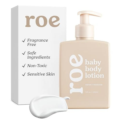 Fragrance Free Baby Lotion for Sensitive Skin Lightweight Care