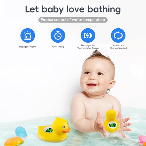 Infant Baby Bath Thermometer Floating Safety Toy