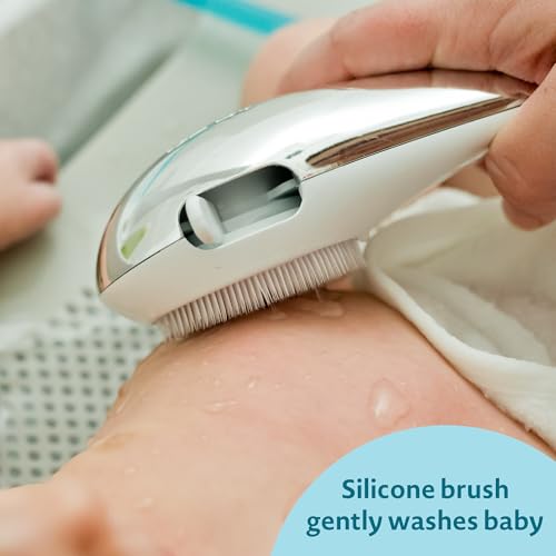 Baby Bathtub with Rain Shower Spray Newborn to Toddler