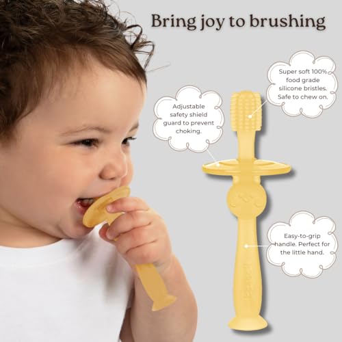Baby 360° Silicone Toothbrush BPA-Free 1-Pack