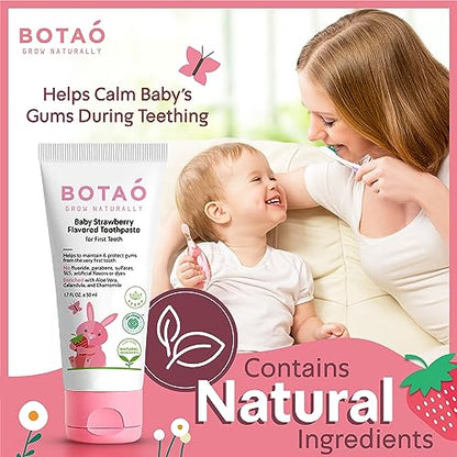Baby Fluoride-Free Toothpaste Strawberry Flavor