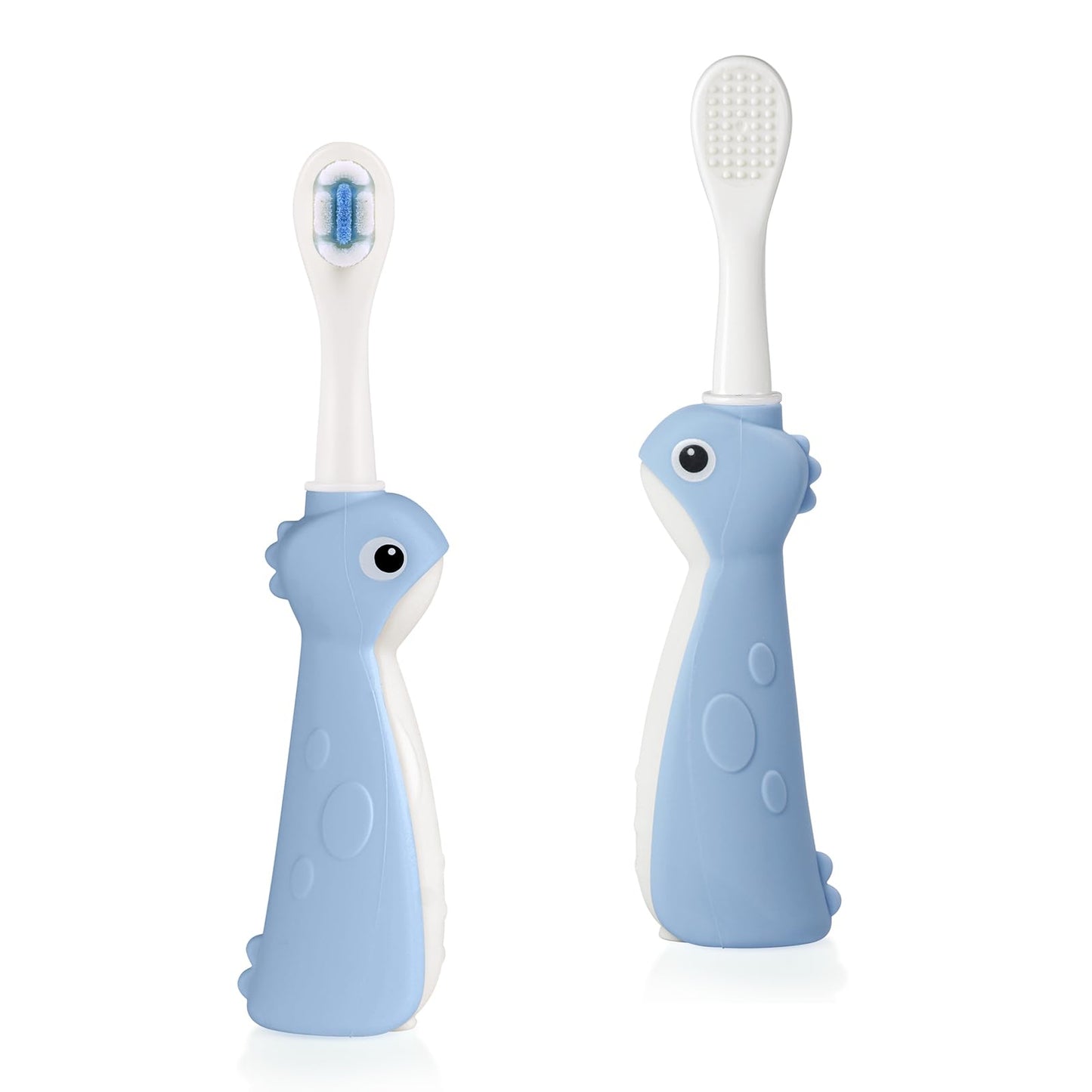 haakaa Dinosaur Toothbrush – Soft Bristles Baby Toothbrush