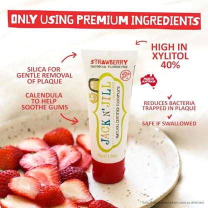 Kids Fluoride-Free Toothpaste Flavor-Free 1.76oz