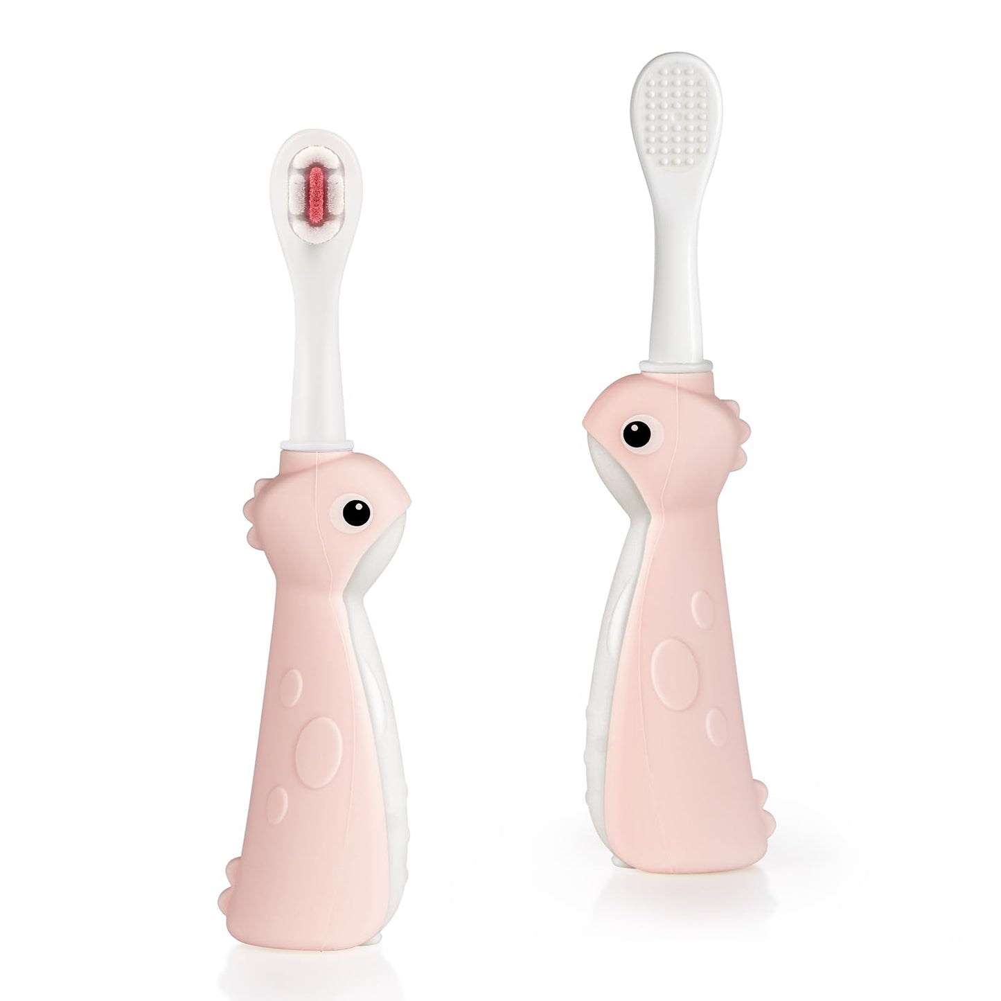 haakaa Dinosaur Toothbrush – Soft Bristles Baby Toothbrush