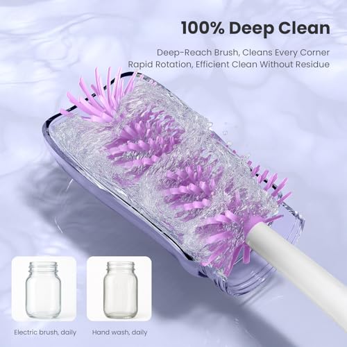 Electric Baby Bottle Brush Cleaning Set with Case