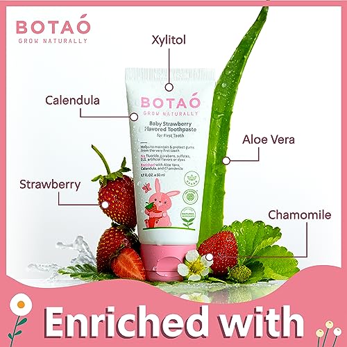 Baby Fluoride-Free Toothpaste Strawberry Flavor