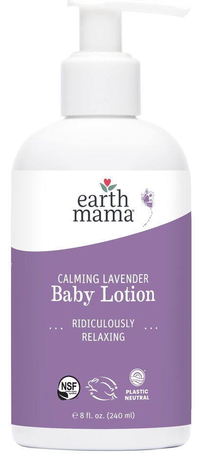 Calming Baby Lotion with Lavender for Sensitive Skin Care
