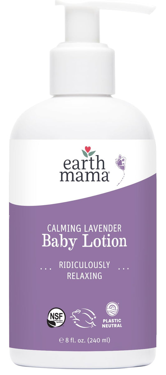 Calming Baby Lotion with Lavender for Sensitive Skin Care