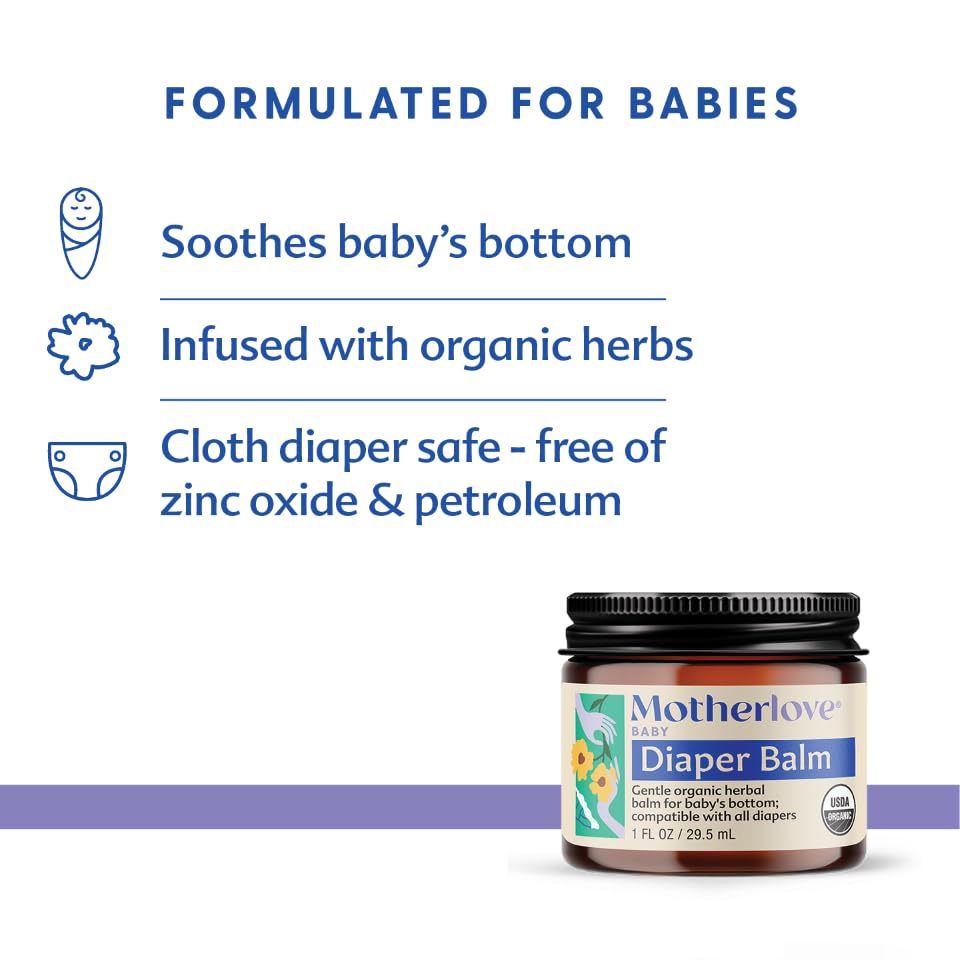 Motherlove Diaper Balm Organic Diaper Rash Cream