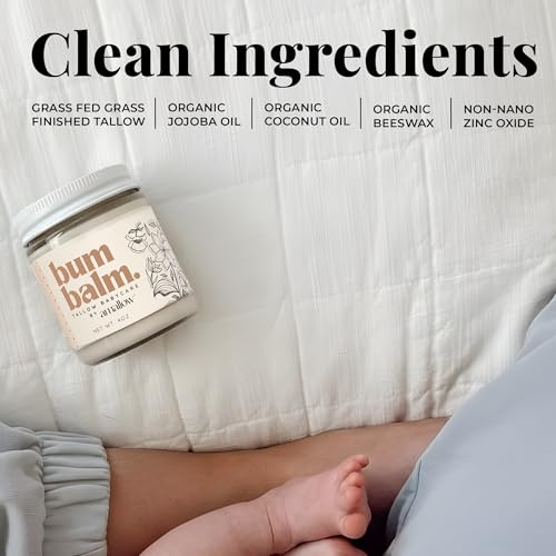 Gentle Baby Bum Balm for Sensitive Skin Daily Moisture Care