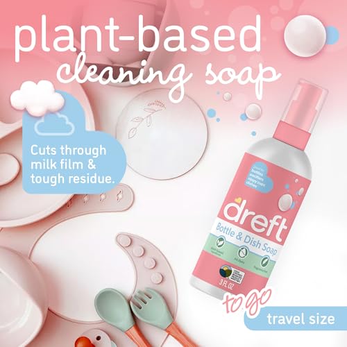 Baby Bottle & Dish Soap Fragrance-Free 3oz 2-Pack