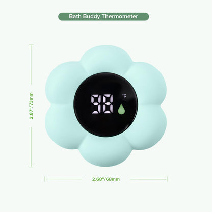 2-in-1 Baby Bath and Room Thermometer with Color Indicator