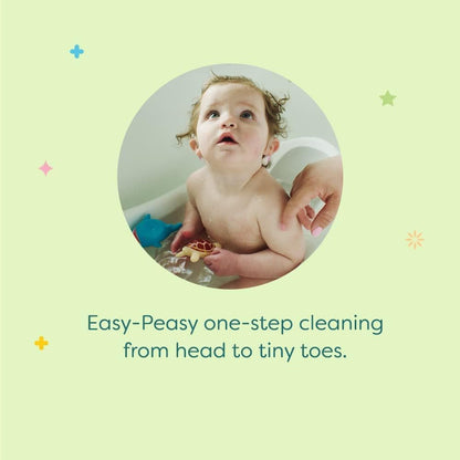 Foaming Baby Wash with Seed Oil Blend Gentle Clean Care
