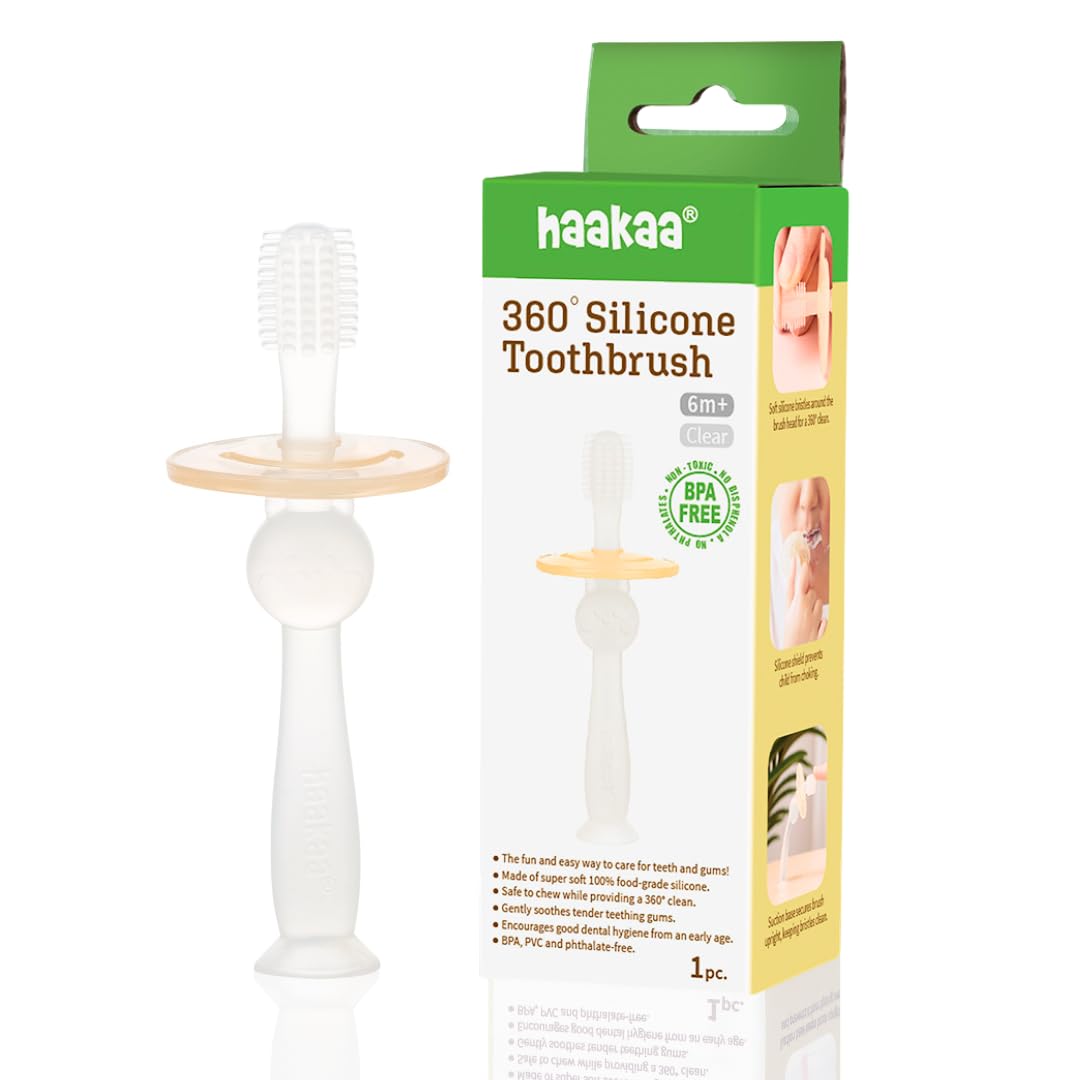 Baby 360° Silicone Toothbrush BPA-Free 1-Pack