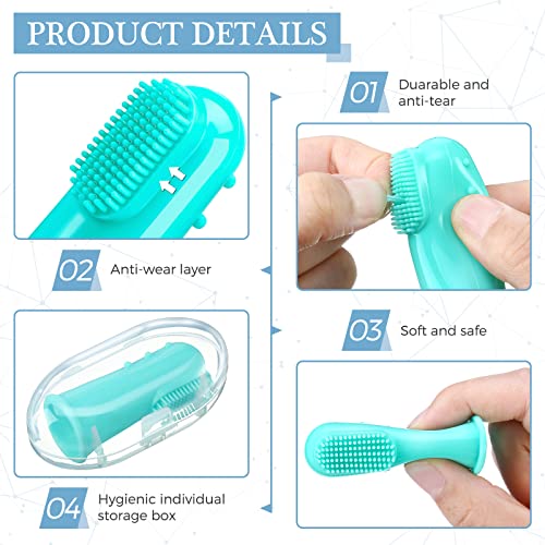 Baby Silicone Finger Toothbrush Training Set 8-Pack