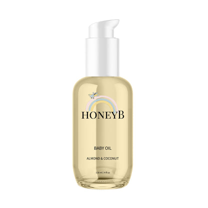 Soothing Baby Oil with Coconut Almond for Gentle Hydration