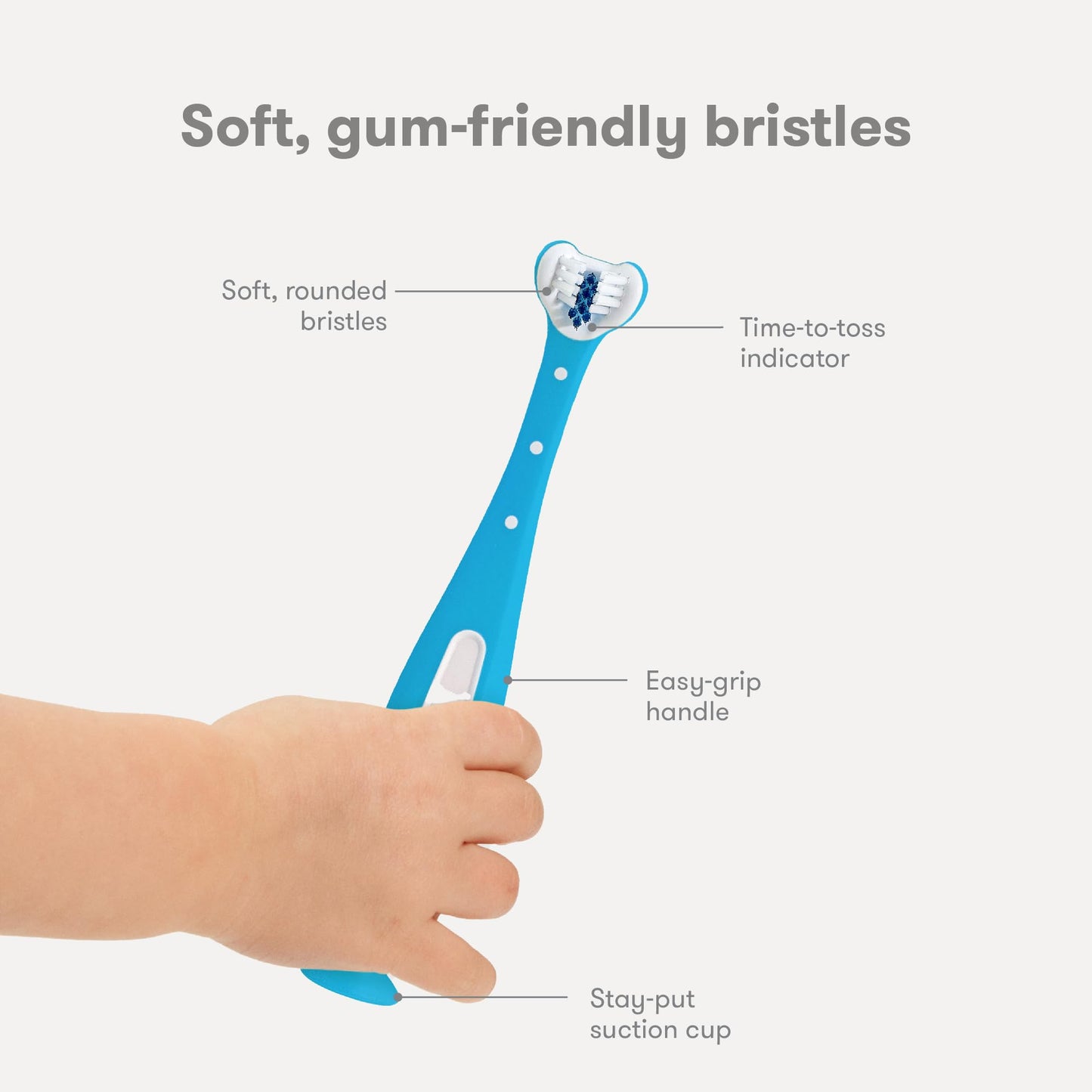 Toddler Triple-Angle Training Toothbrush Oral Care