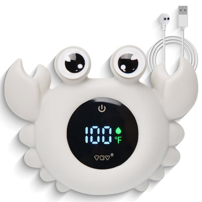 2-in-1 Baby Bath Thermometer Toy with Color Alert Display