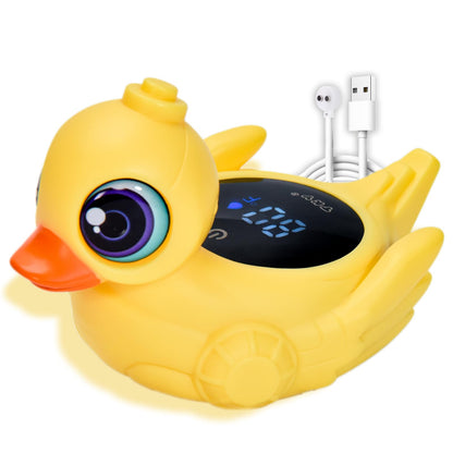 2-in-1 Baby Bath Thermometer Toy with Color Alert Display