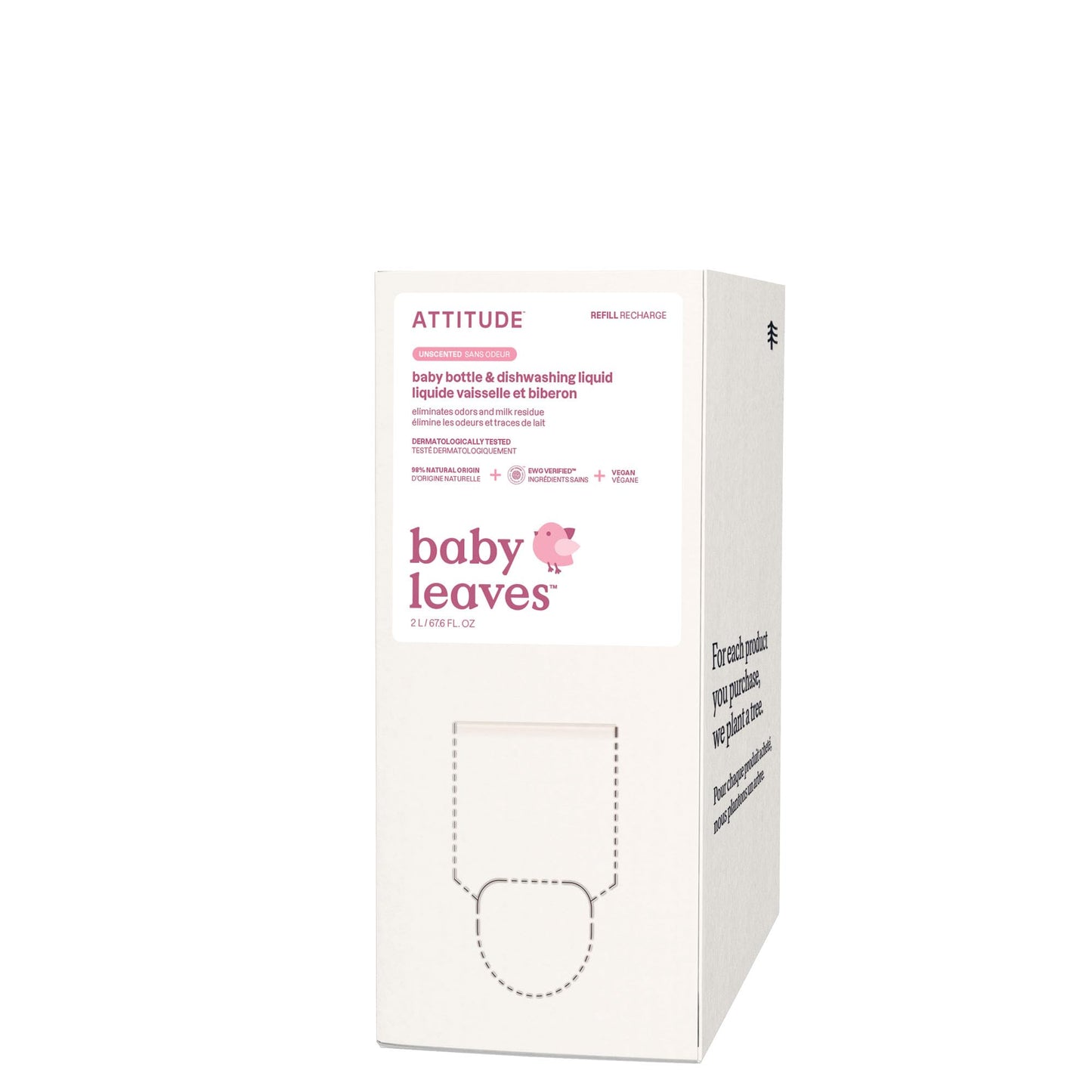 Baby Bottle & Dish Cleaner Fragrance-Free Vegan