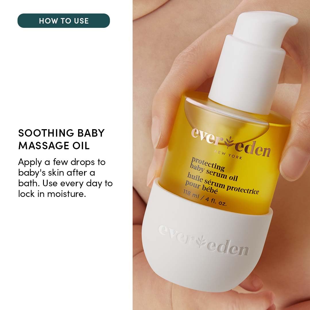 Baby Massage Oil Fragrance-Free Gentle Care 4oz