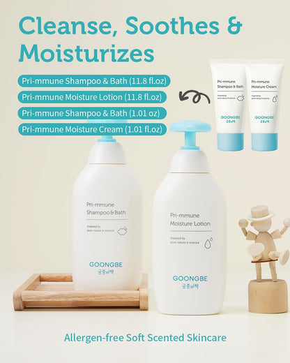 GOONGBE Pri-mmune Moisture Lotion, Cream, Gift Set