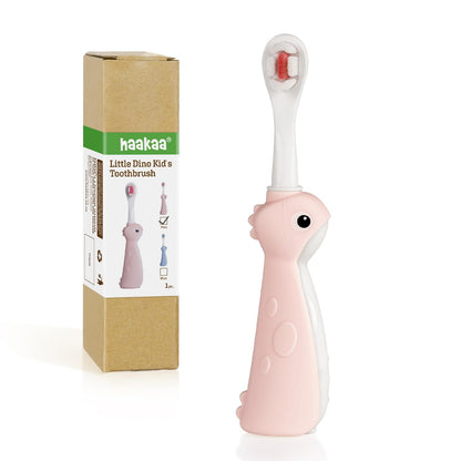 haakaa Dinosaur Toothbrush – Soft Bristles Baby Toothbrush