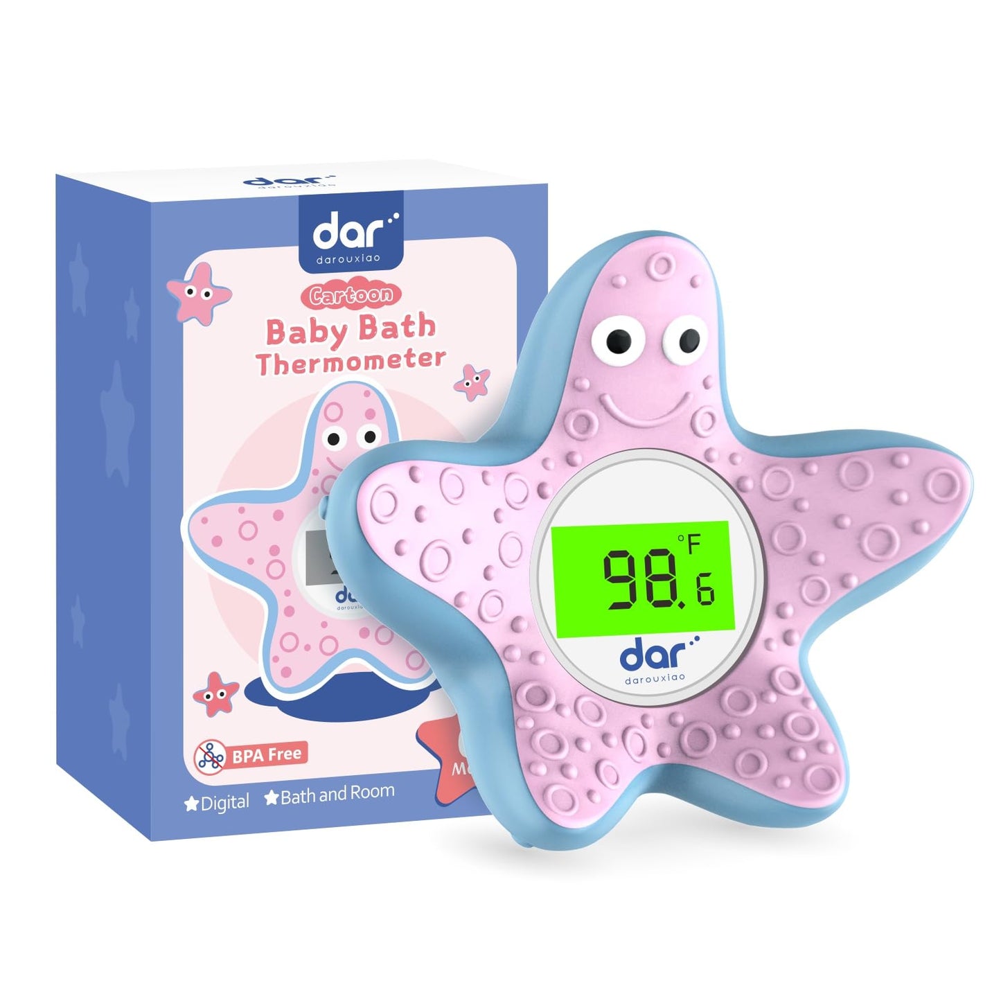 Digital Baby Bath Thermometer with Color Alert Floating Toy