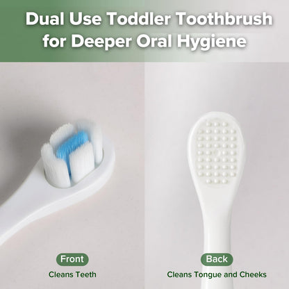 haakaa Dinosaur Toothbrush – Soft Bristles Baby Toothbrush