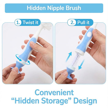 Baby Bottle Cleaning Brush Set BPA-Free