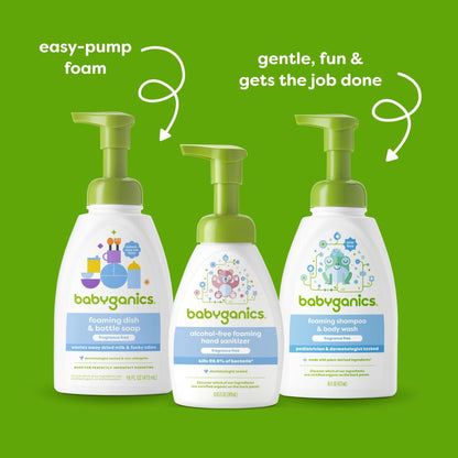 Baby Dish Soap Foaming Fragrance-Free 16oz 3-Pack