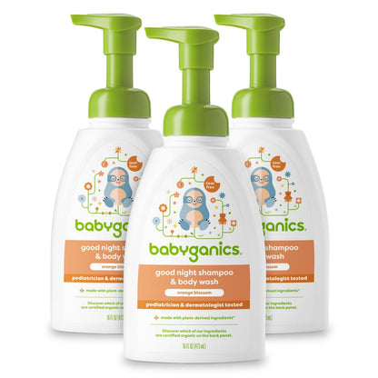 Foaming Baby Wash with Seed Oil Blend Gentle Clean Care