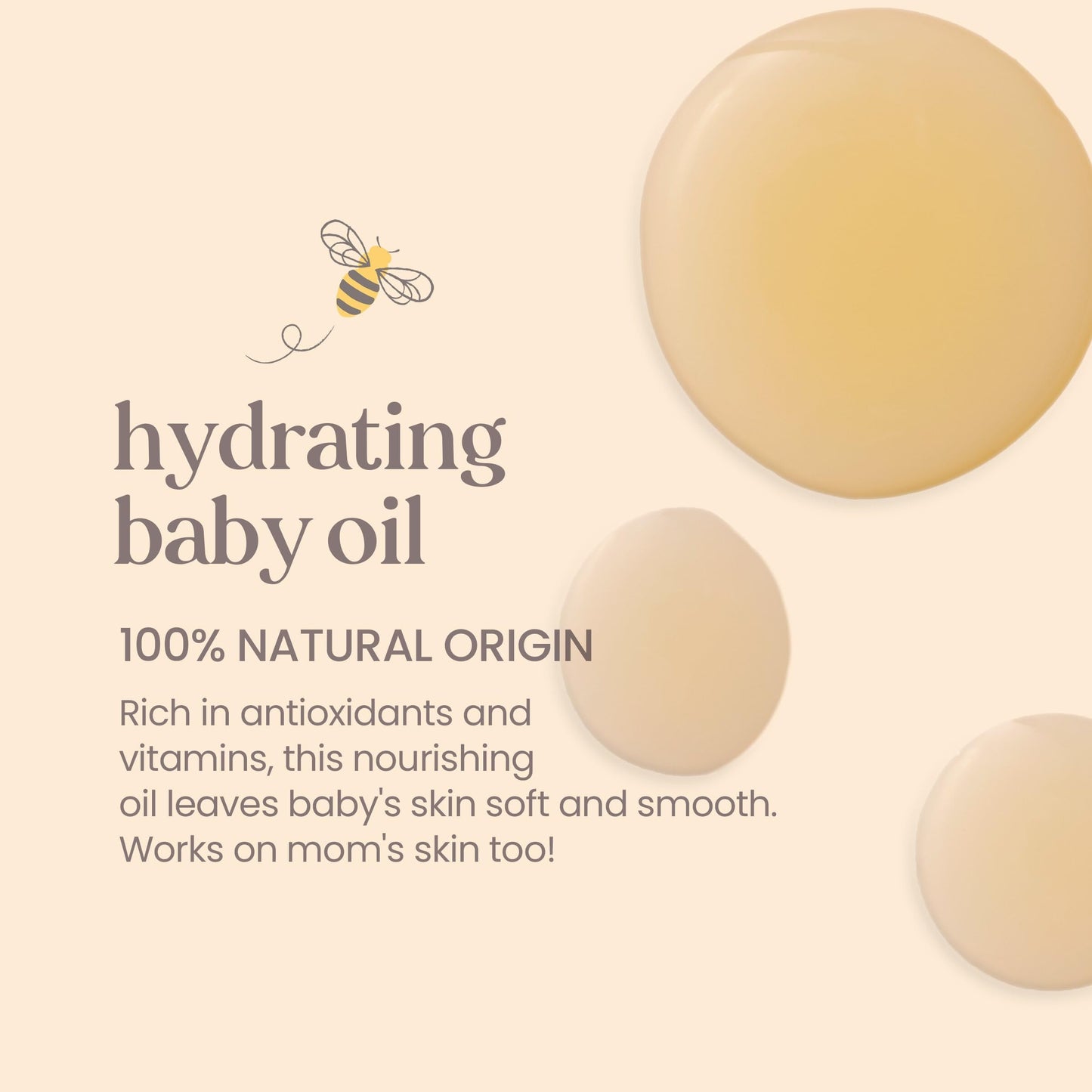 Baby Nourishing Oil Natural Skin Care 5oz 3-Pack