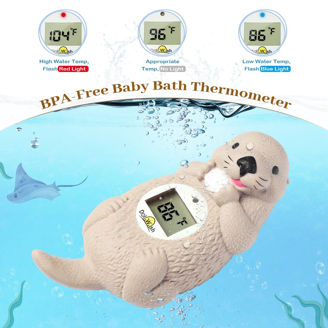 Digital Baby Bath Thermometer Floating Toy Water Temperature