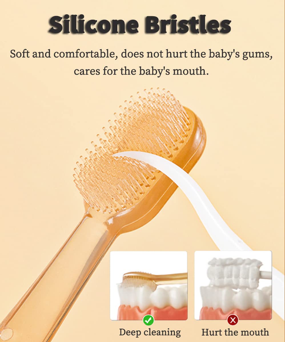 Baby Silicone Toothbrush Training Set with Cup