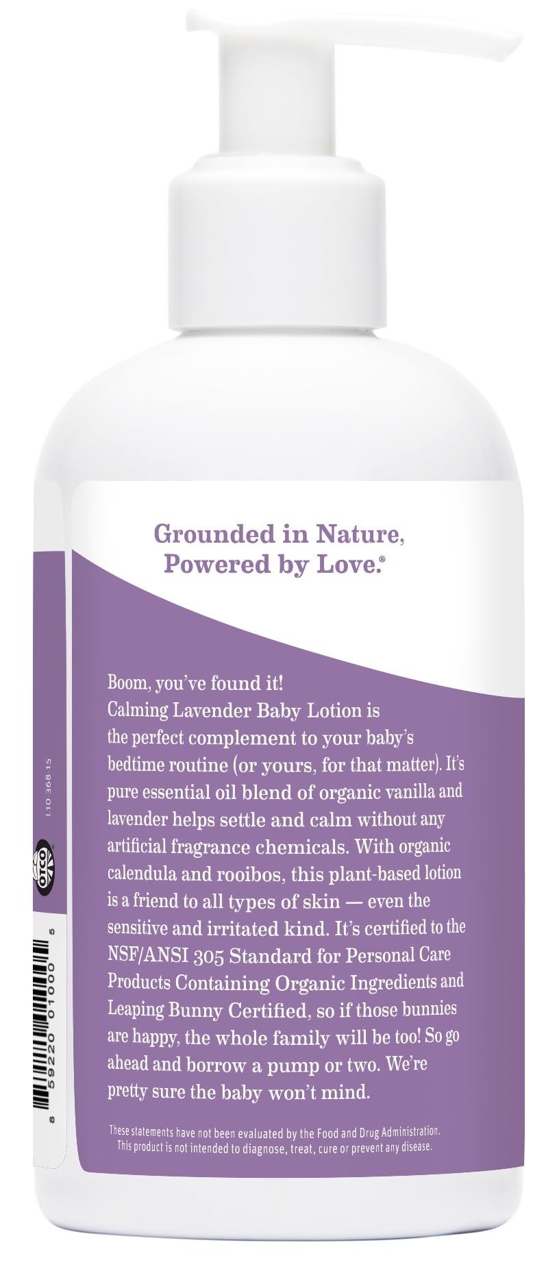 Calming Baby Lotion with Lavender for Sensitive Skin Care