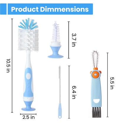 Baby Bottle Cleaning Brush Set BPA-Free