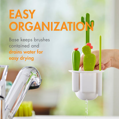 Boon Cacti Bottle Cleaning Brush Set